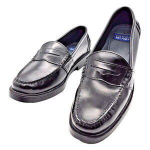 Nunn Bush Shoes Men's 13 M Lincoln Moc Toe Penny Loafer 85538-01 Black Leather
